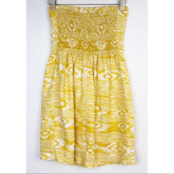 Audrey 3+1 100% Linen Strapless Mini Dress - Picture 2 of 3